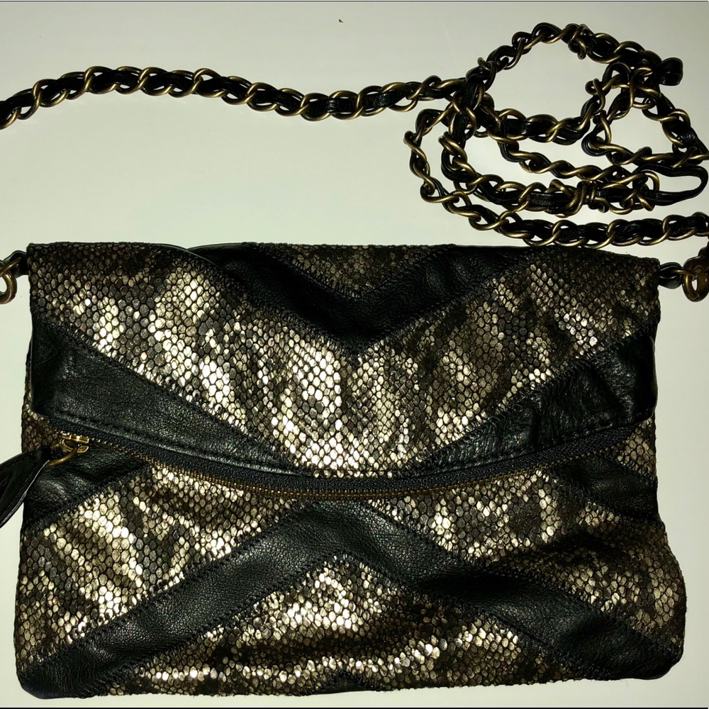 Helena de Natalio Snakeskin clutch